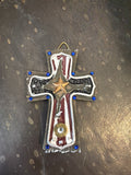 American cross wall decor!!