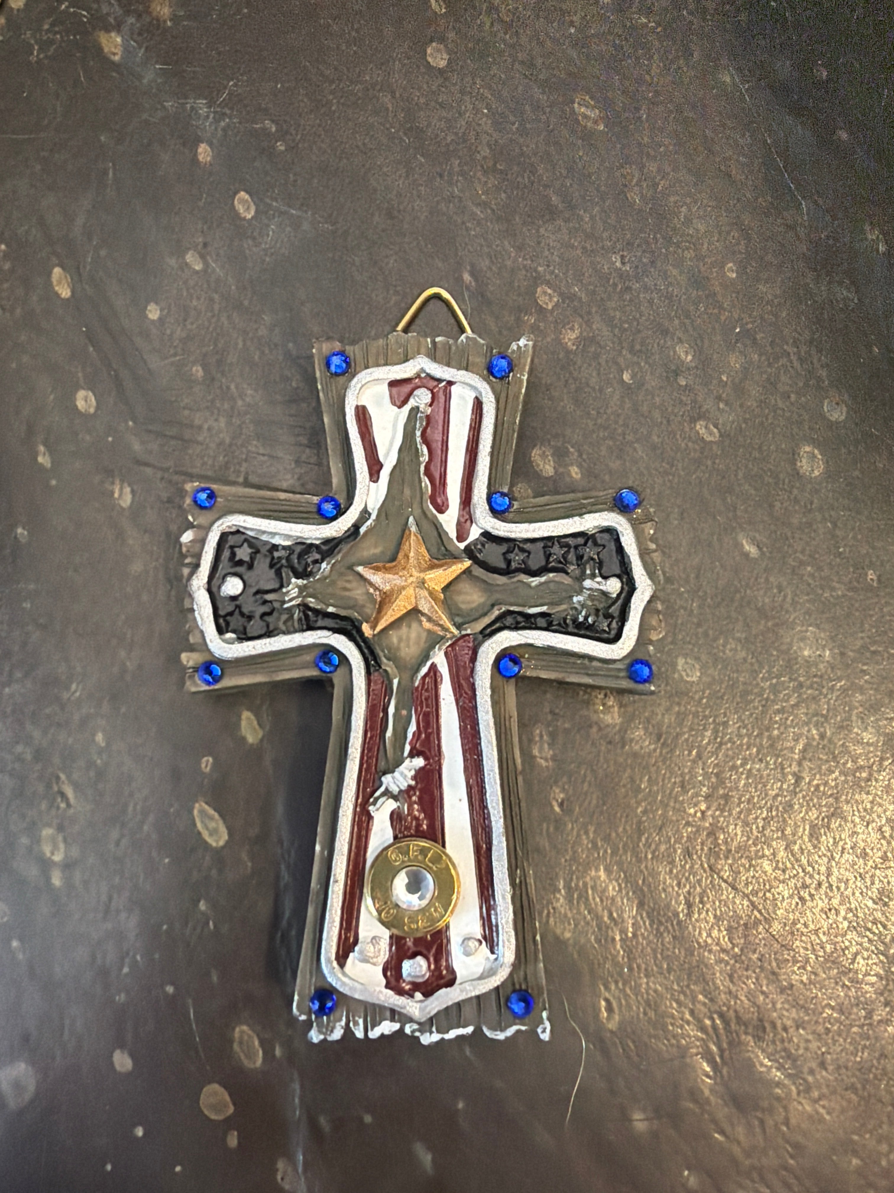 American cross wall decor!!