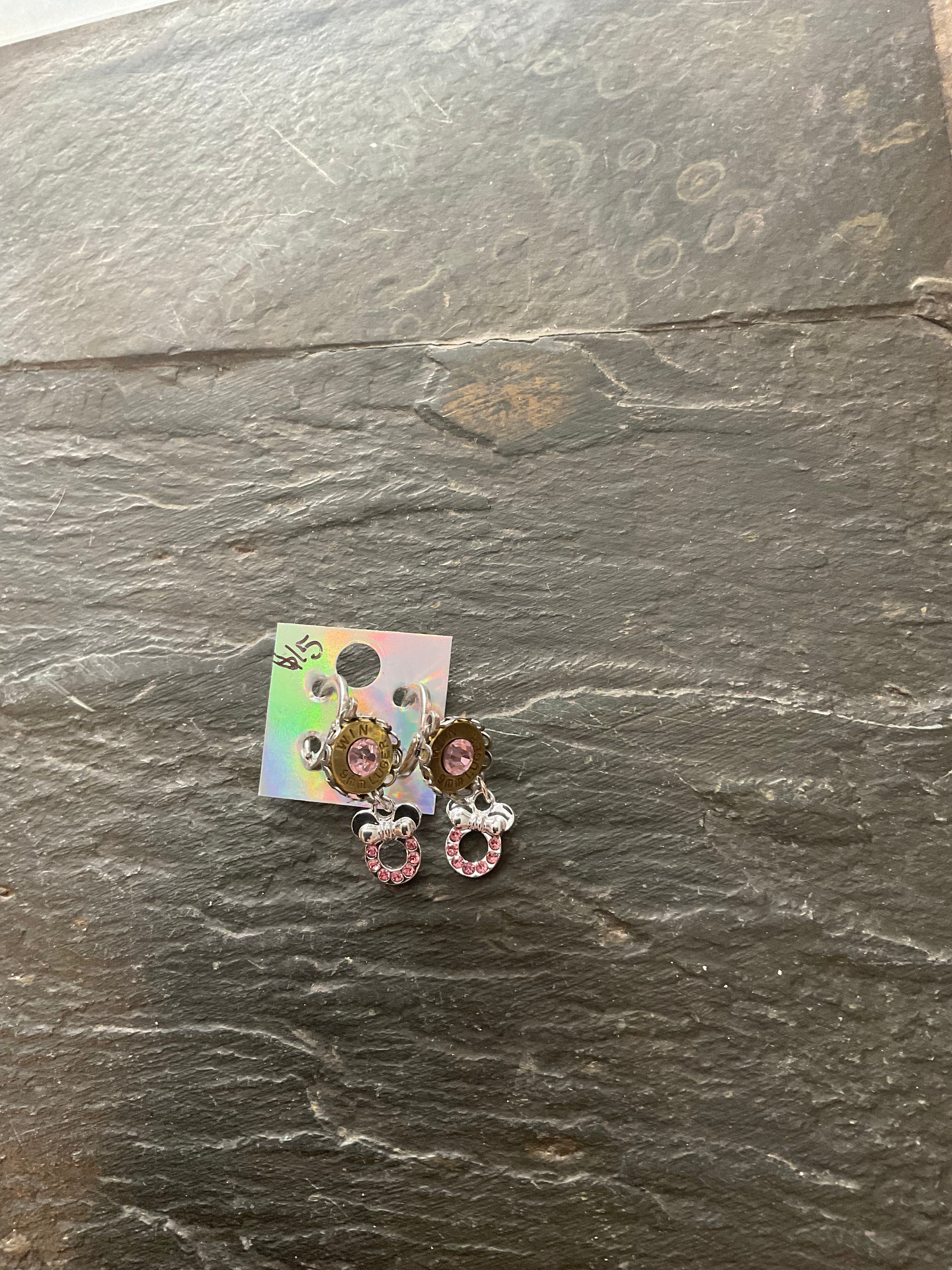 Mini Mouse head earrings