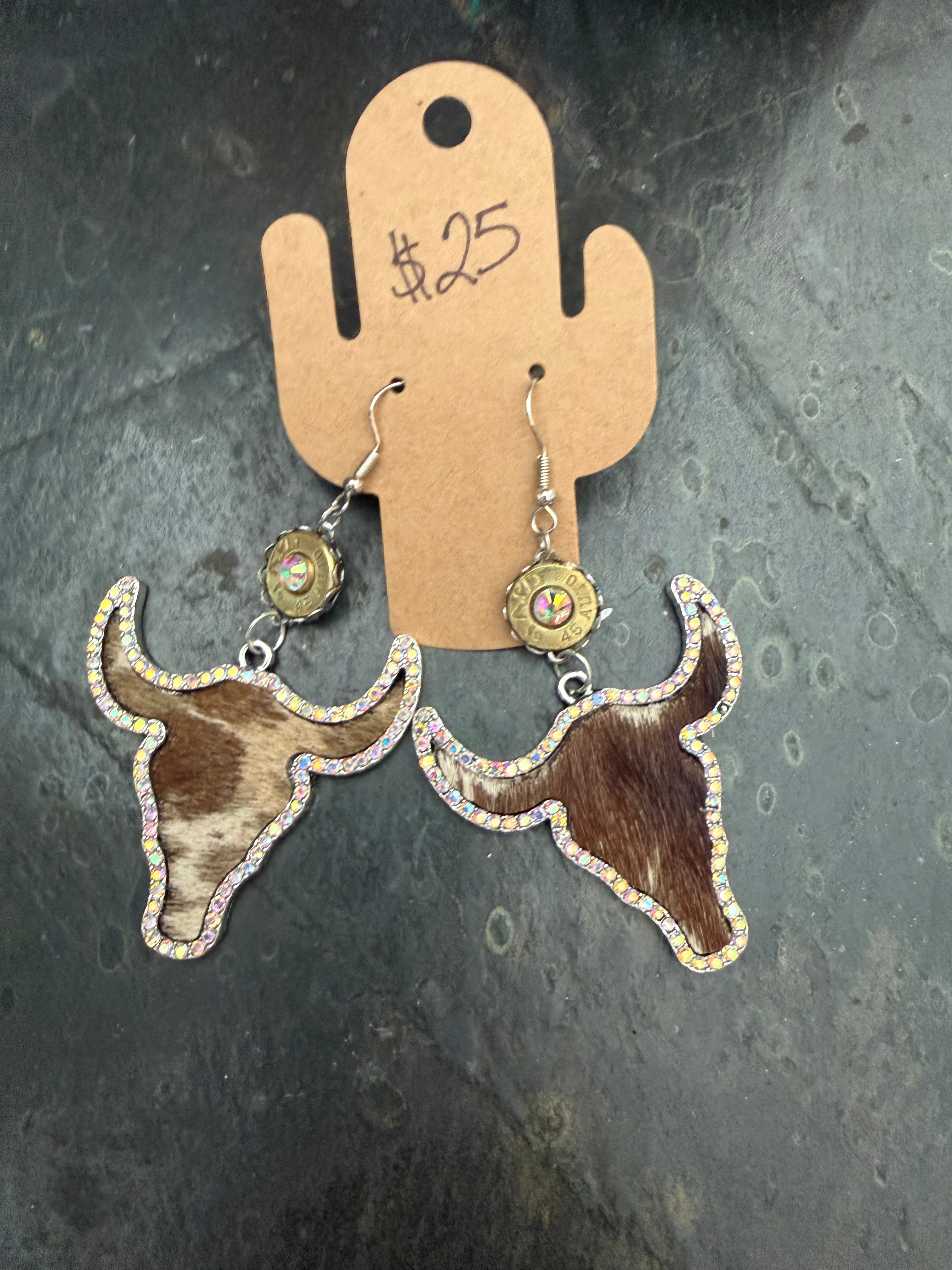 Bullet earrings