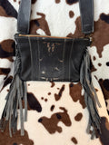 Black bull shoulder bag
