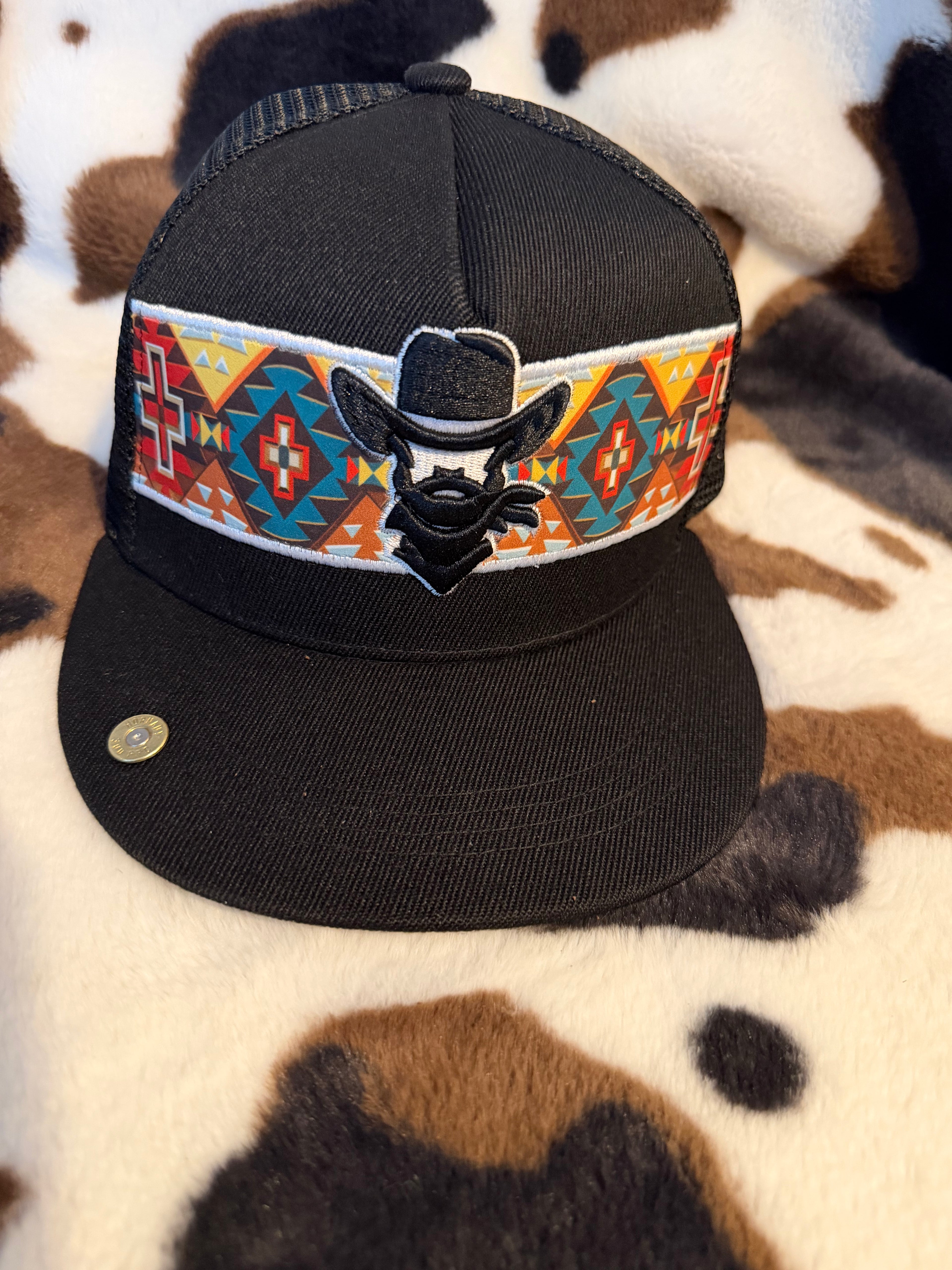 Clint Eastwood hat with bullet hat pin