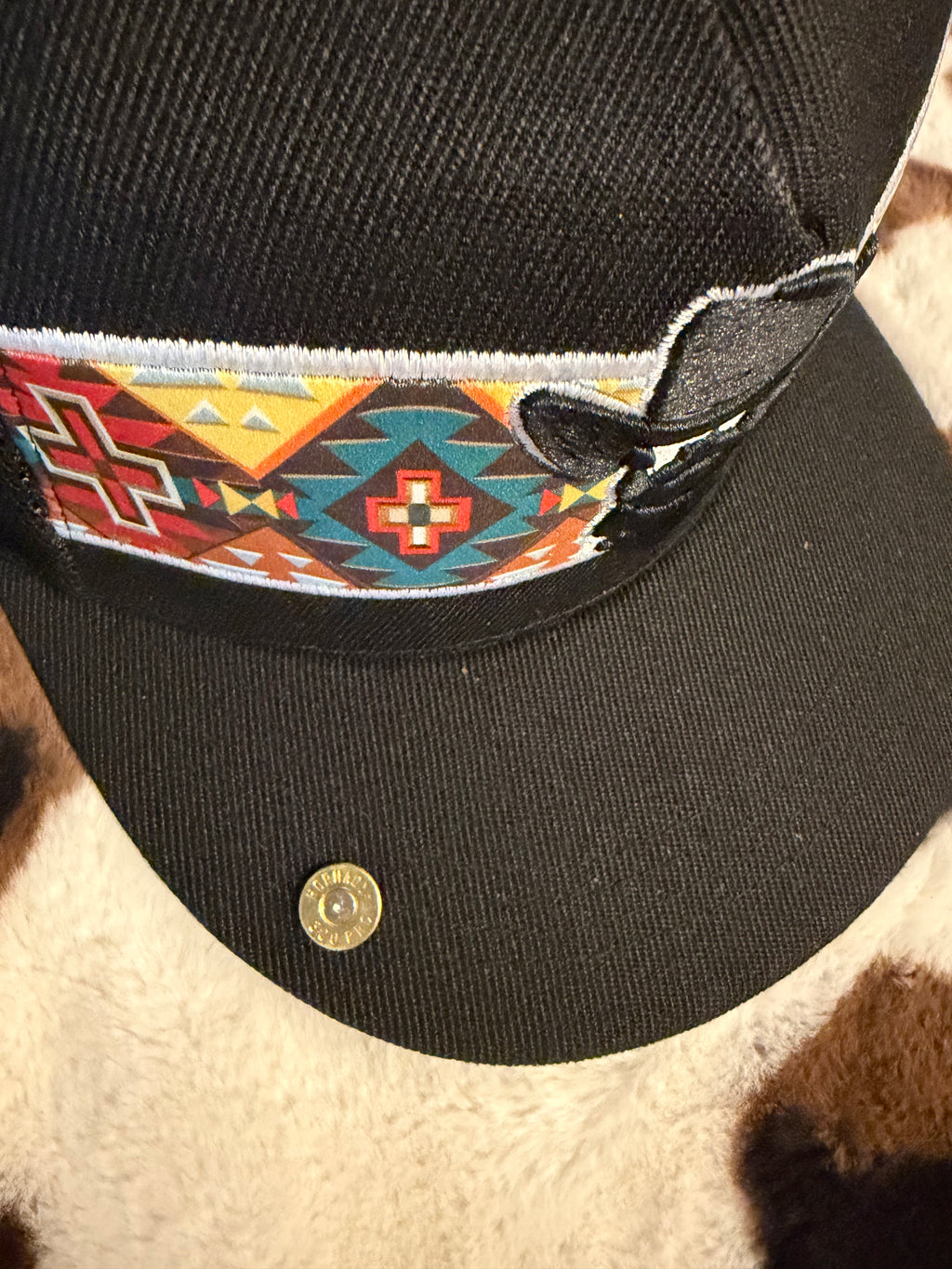 Clint Eastwood hat with bullet hat pin