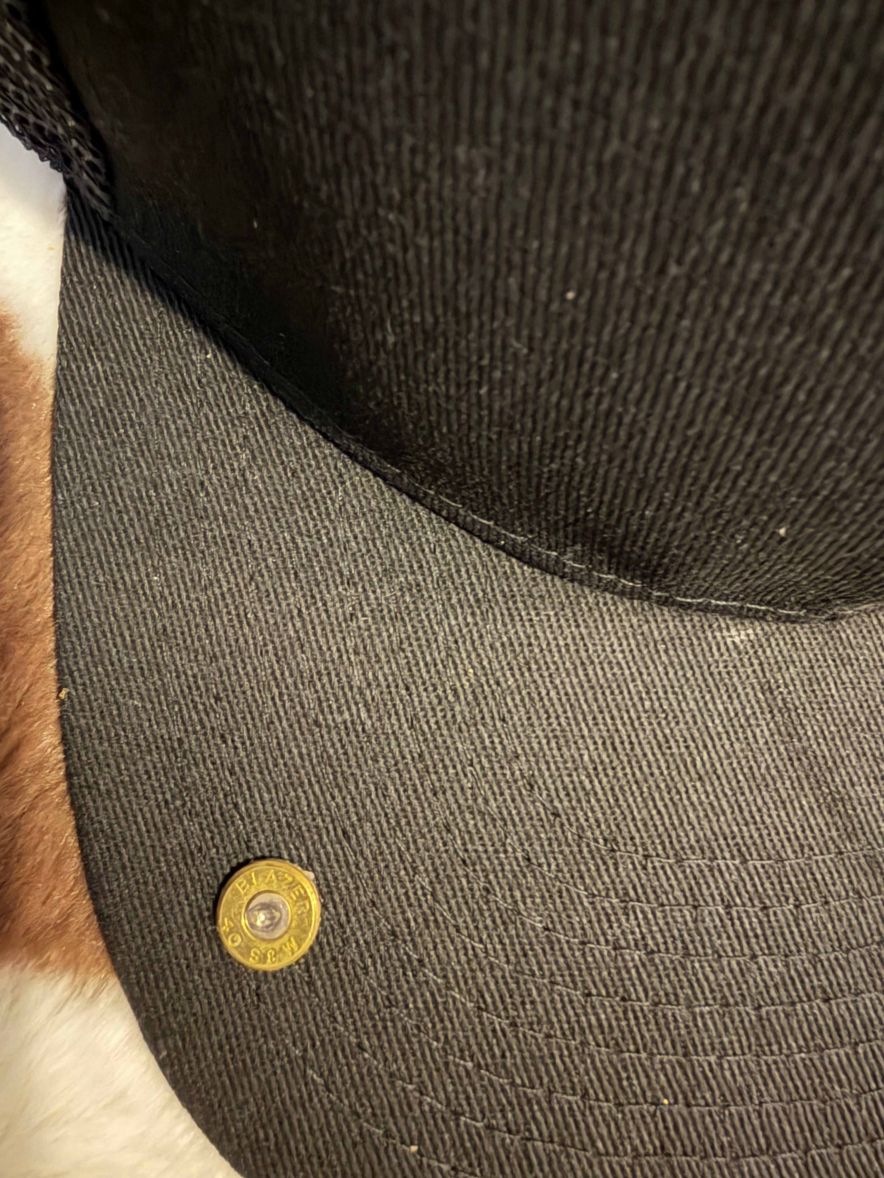 Teal and white steer head trucker hat
