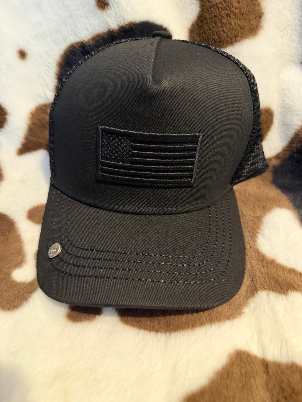 Black flag baseball cap