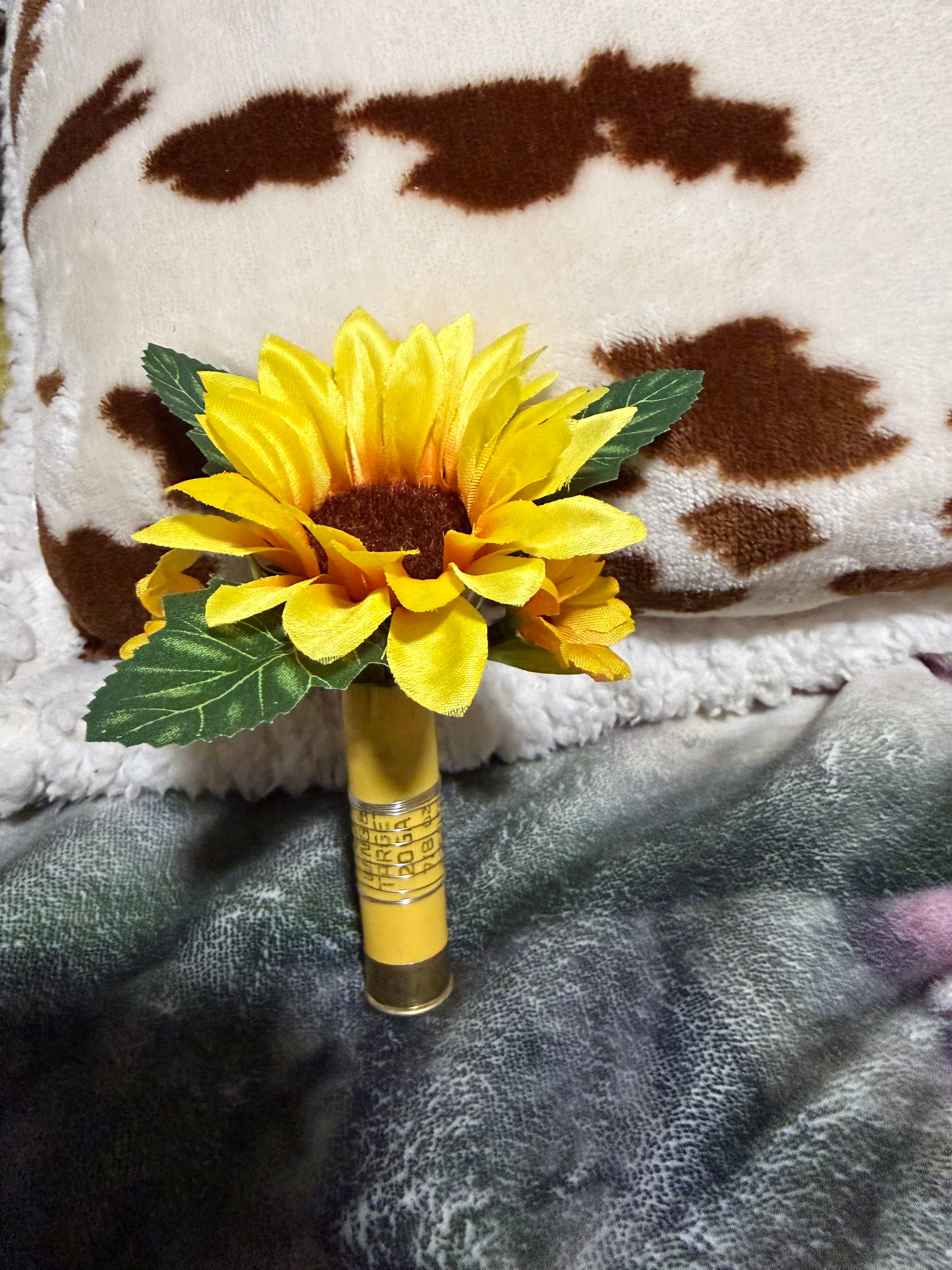 Sunflower boutonnière