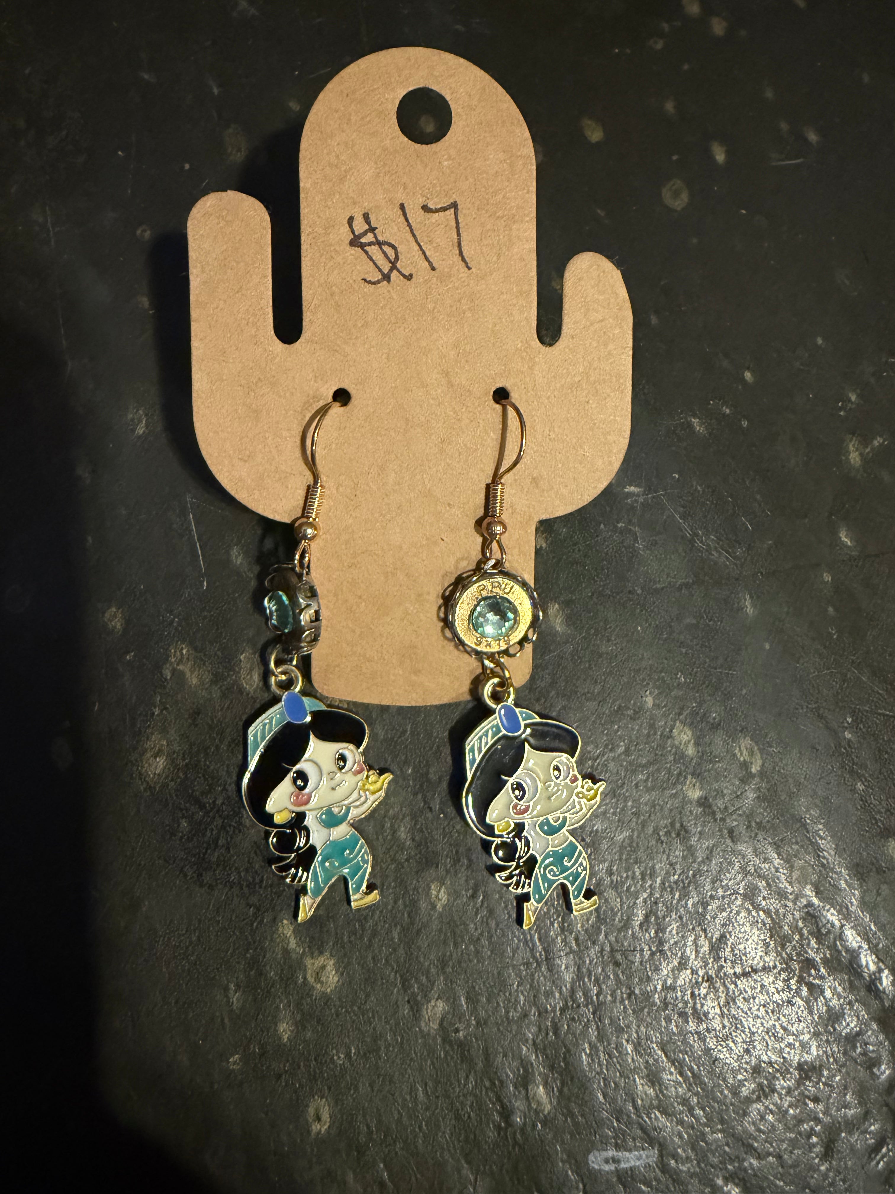 Jasmine bullet earrings