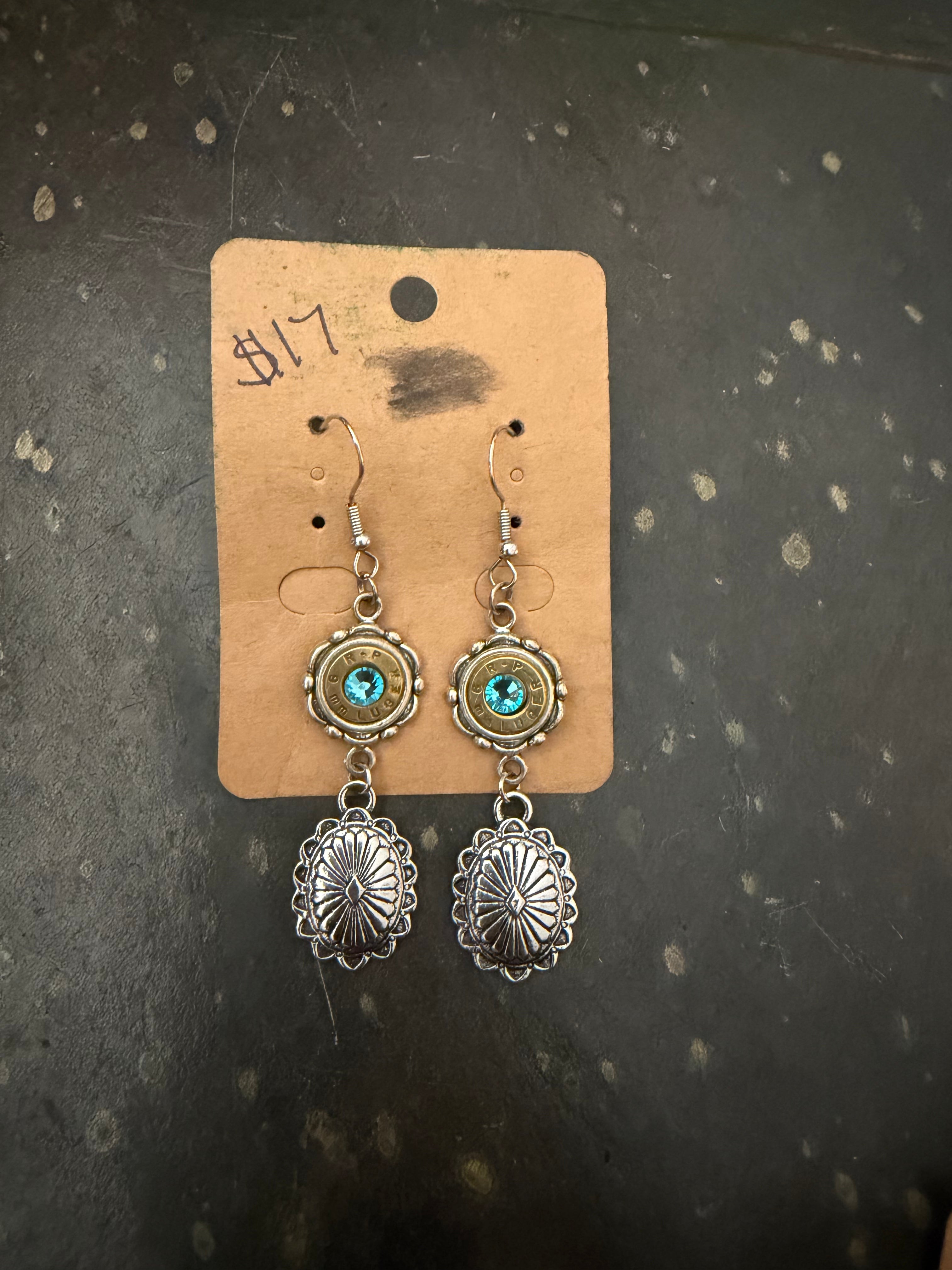 Concho earrings