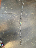 Barbwire and arrow hat charm