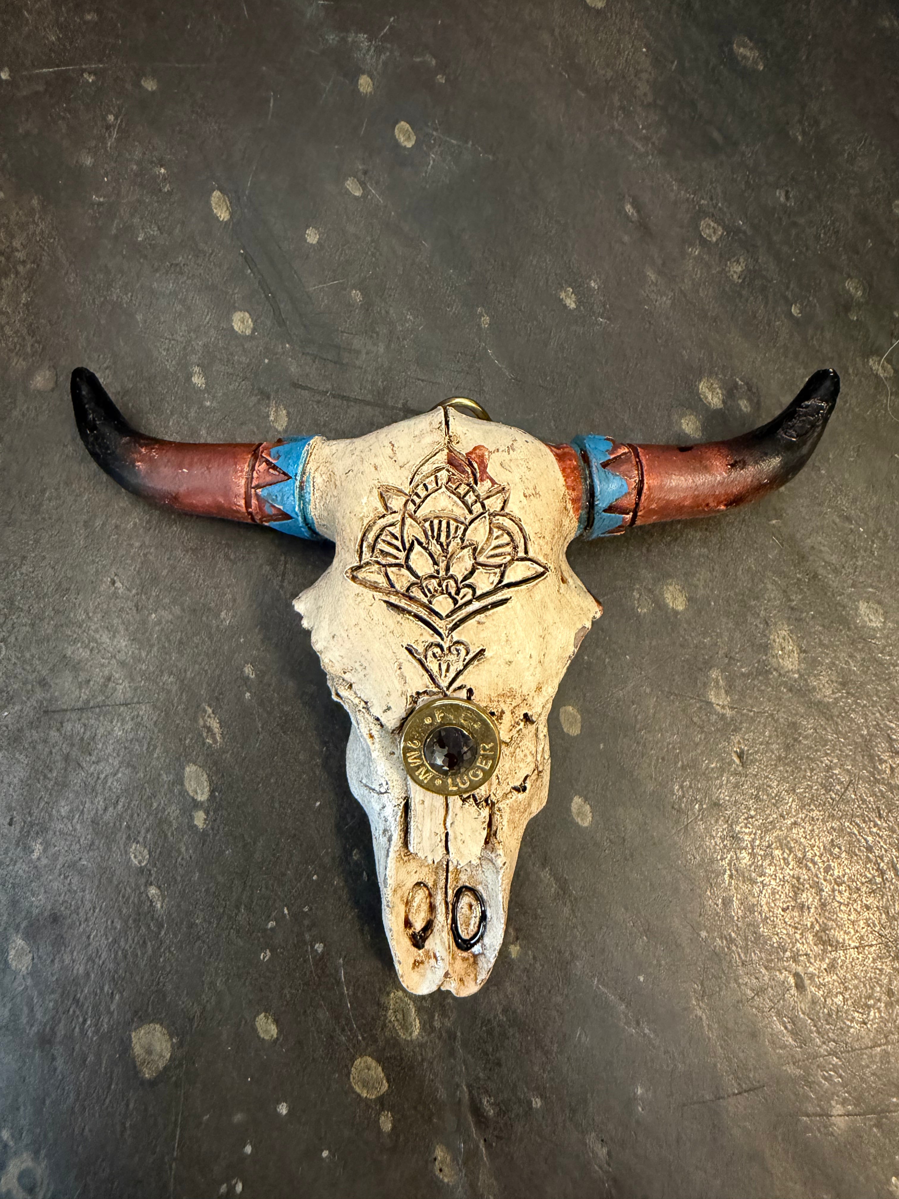 Small steer head wall hanger