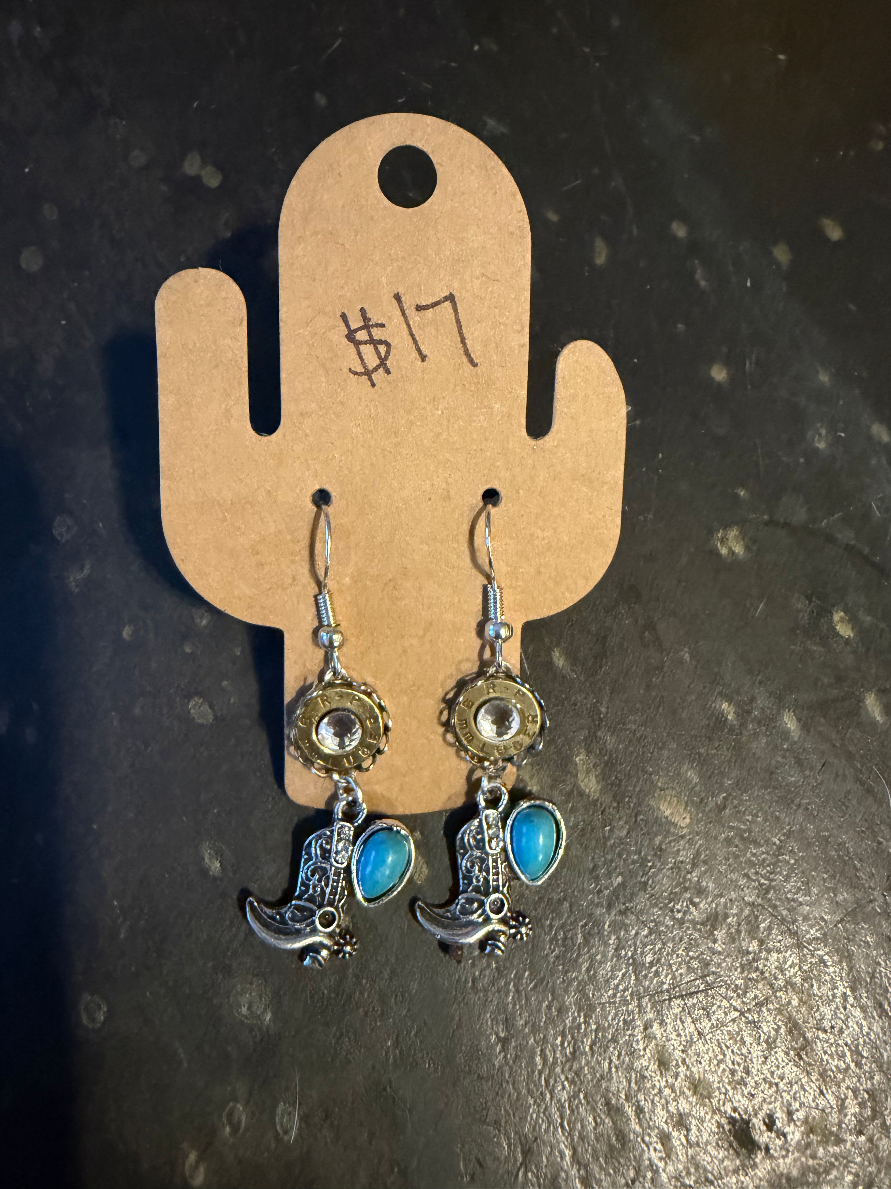 Small boots with pho turquoise