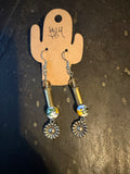 .22 casing sunflower earrings