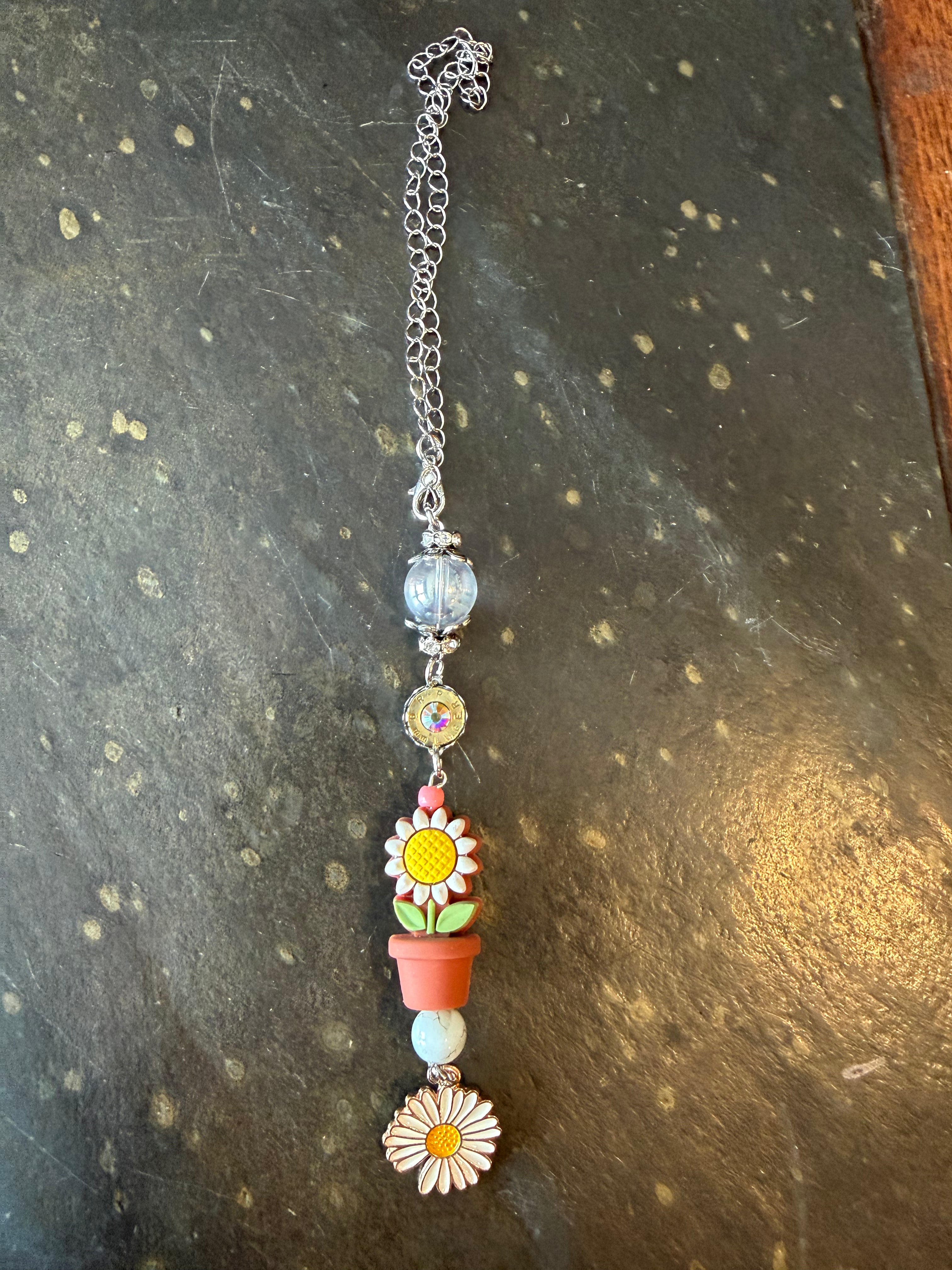Daisy car charm
