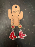 Red Socks Earrings