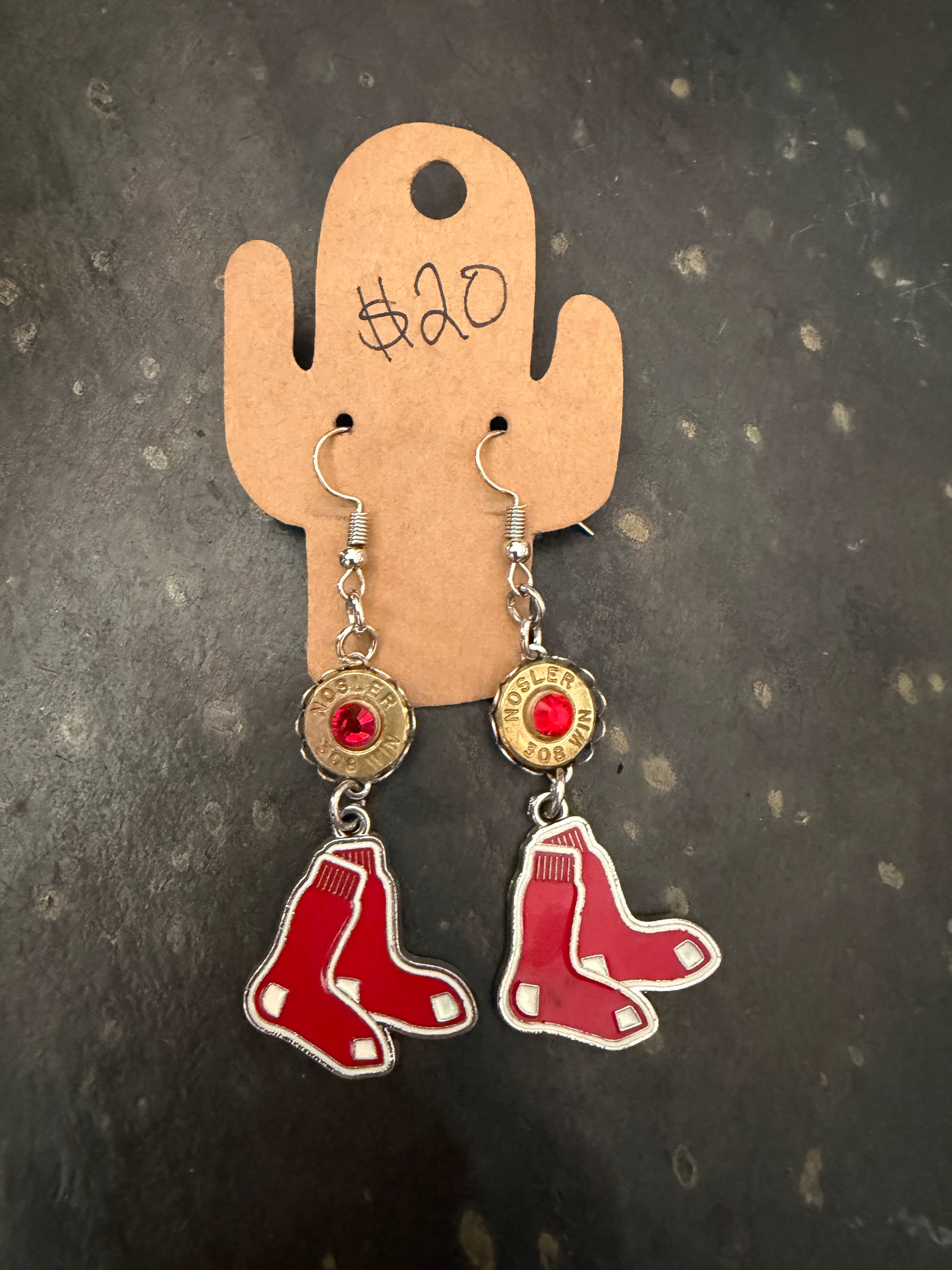 Red Socks Earrings