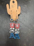 USA Dangle Earrings