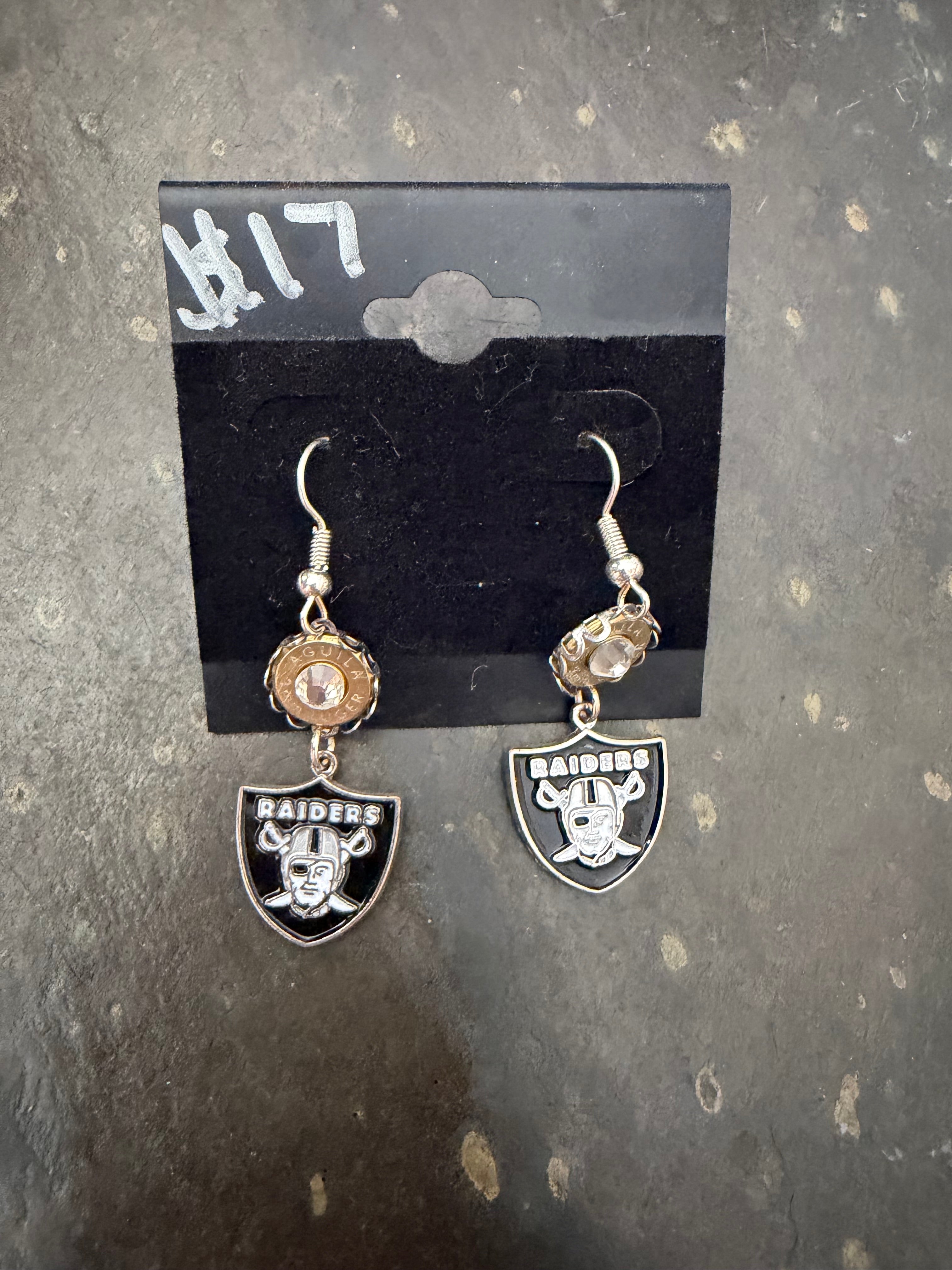 Raiders Earrings